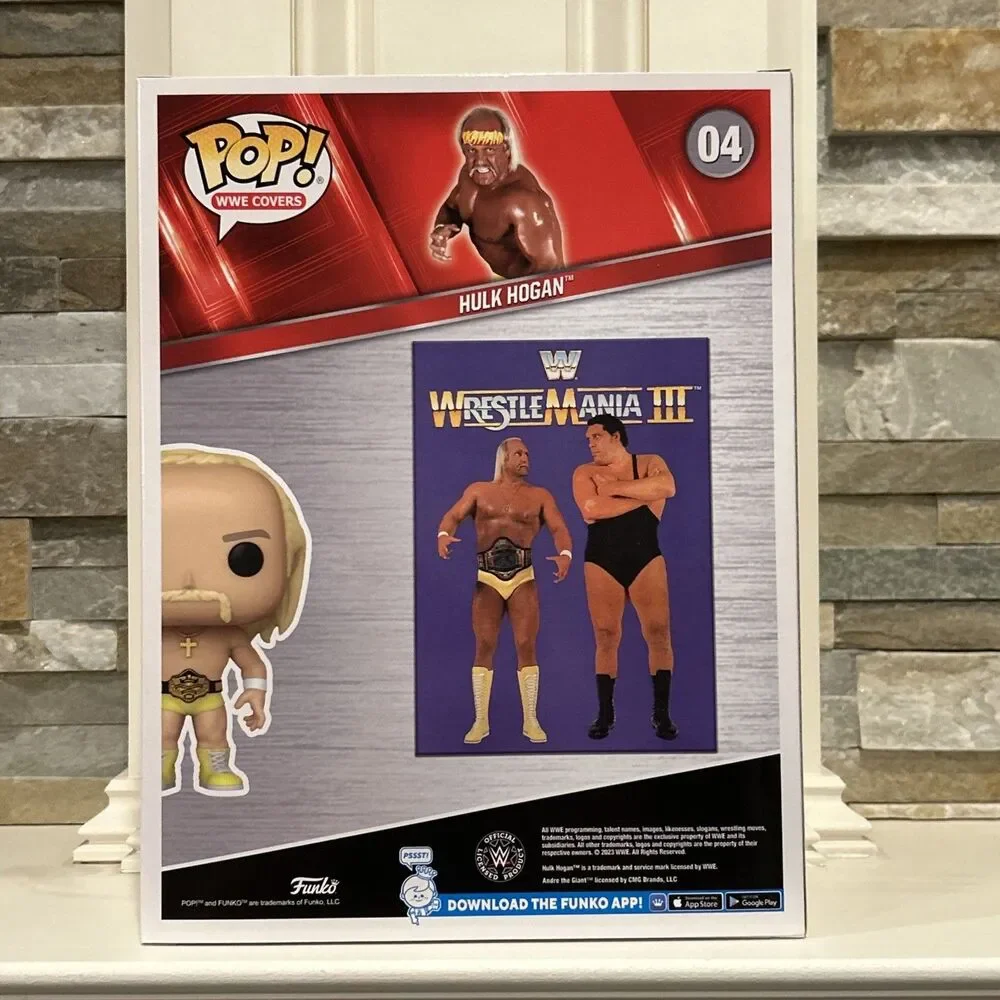 Funko Pop! Slam Cover with Case: WWE - Hulk Hogan - Target (Exclusive) #4 - READ
